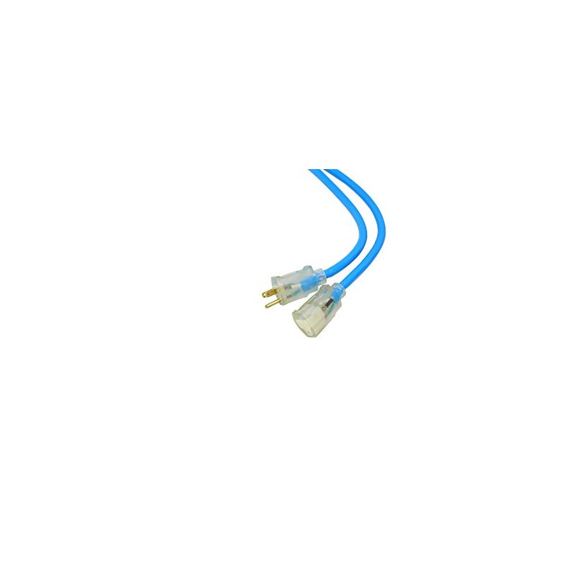 Southwire Coldflex 12/3 Heavy-Duty Extension Cord, 25Ft, Cold Weather Cord,
