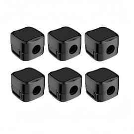 Cable Clips, Magnetic Cable Holder, Set of 6, Cord Organization, Convenient Goods, Strong Magnetic, Compatible with Multiple Standard Cables, Easy to Install, Space Saving, For Cars, Desks, Travel