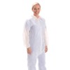 TRONEX 25 Pack Multilayer Nonwoven Disposable Coveralls with Open Ankles