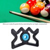 Fockety Pool Billiard Cue Bridge Head, Sturdy Plastic Custom Height