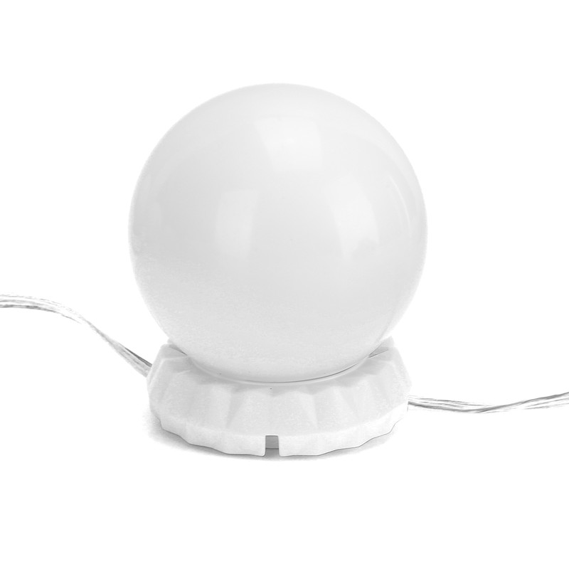 LED Makeup Mirror Lights Retractable Mirror Lamp with Dimmable Light