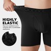 BAMBOO COOL Moisture-Wicking Soft Men's Underwear Boxer Briefs for Men