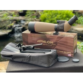 Athlon Talos 20-60x80mm Hunting Spotting Scope, Angled, Waterproof, Tan - 315001