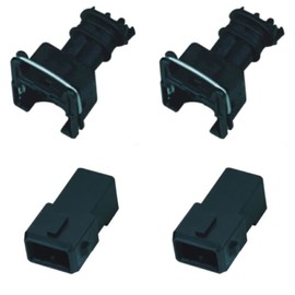 Car Replacement Plug - Petrol Injector - BOS EV1 (2 x SET) 1287013003, 1 287 013 003, 282189-1, 282762-1