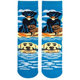 Life is Better With a Lab - Dog Socks for Labrador Retriever Owners (Chocolate Lab, Yellow Lab, Black Lab) Funny Gift For Dog Lovers - Unisex for Men & Women, One Size