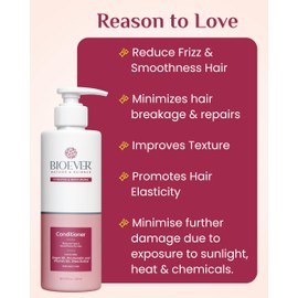 Bioever Argan Oil, Pro Keratin and Vitamin B5, Shea Butter Conditioner 250ml Pack for Men and Women