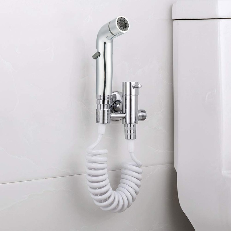 Pulverizador Bidé de Mano Premium Ajustable, de Acero Inoxidable, Ideal