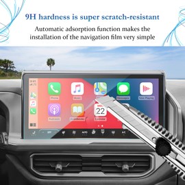 SKTU for 2025 Ford Bronco Sport Screen Protector 13.2 Inch for 2025+ Ford Bronco Sport (Big Bend/Free Wheeling/Heritage/Outer Banks/Badlands) 13.2-Inch Sync4 Infotainment Touchscreen [Ultra Clear, Anti Glare& Scratch] Ford Bronco Sport 2025 Accessories