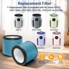 BUXEBUX HP072 HP071BRN Filters Replacement Filters for Shark NeverChange Air
