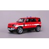 Burago Land Rover Defender Fire Brigade Model 1:24 Scale Italian