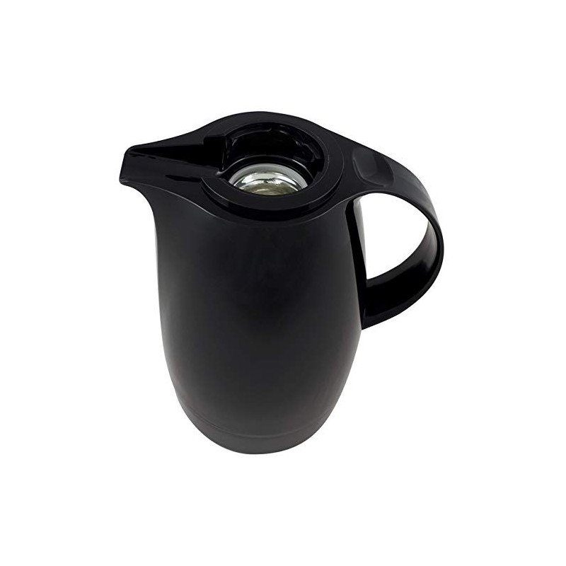 Helios Servitherm Plastic Vacuum Jug, Black, 1.3 Litre
