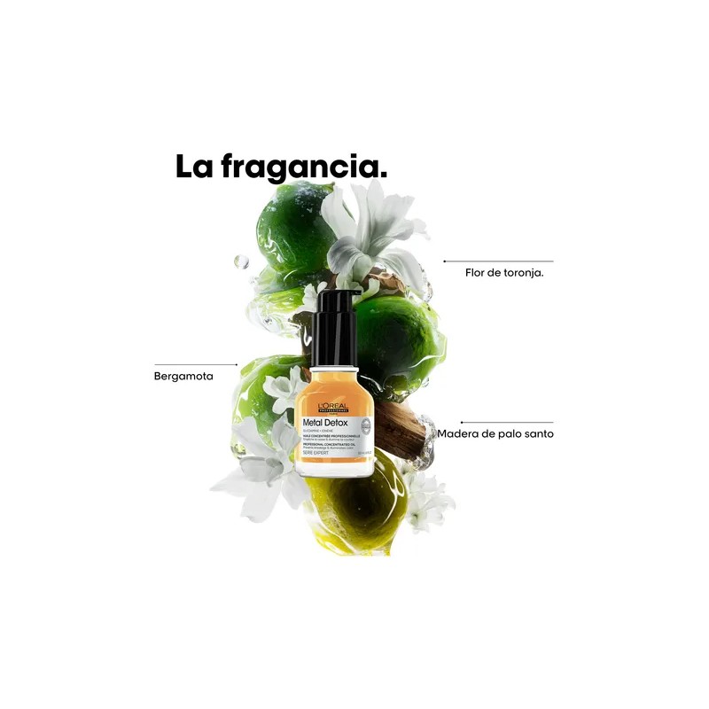 Aceite Fortalecedor L'oreál Profesionnel Metal Detox 50 Ml