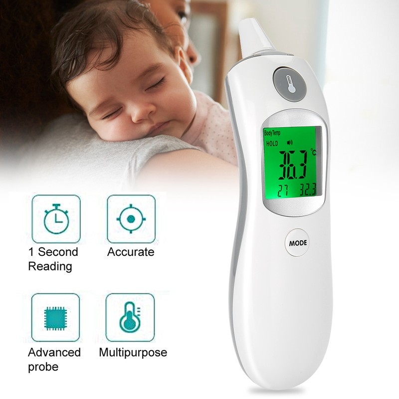 Baby Forehead and Ear Thermometer Digital Infrared Thermometer for Baby