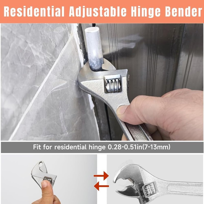 Sknrlko Door Hinge Adjuster with Pin Extraction, Suitable for 7mm-13mm