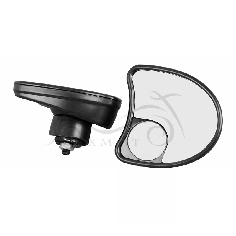 Unbranded Black Inner Fairing Mount Rearview Mirror For Harley Electra