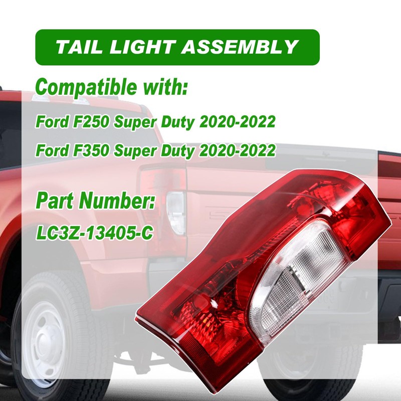 Lochnchn Tail Lights Rear Taillight Assembly Compatible with Ford F250