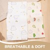 DOOCECIY 2 Pcs Baby Blanket for Newborn, 85 x 85cm