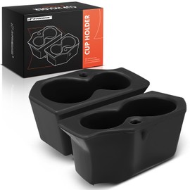A-Premium Cup Holder Compatible with Ram 1500, 2500, 3500, 4500, 5500, 2019-2024, Door Panel Left and Right Side, Black