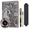 DND Dragon Notebook 3D Embossed Leather Diary A5 Antigue Travel