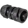 "Lumberg Automation / Hirschmann 934125100 CONNECTOR, CA 3 LD, SOCKET, STRAIGHT, 3POLE + GROUND, BLACK, 6-12MM CABLE OD"