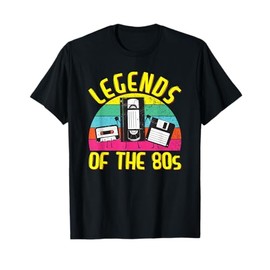 80s outfit, women's and men's theme party, Legends 80s T-Shirt