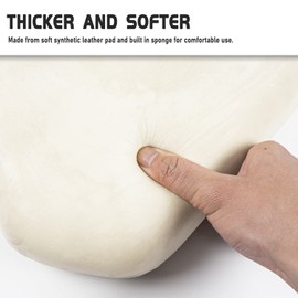 TAZGANTAX Rear Passenger Cushion Seat Rear Pillion Pad+Front Driver Cushion Seat compatible with Ho-nda Rebel CM1100/CMX 1100 Rebel 1100 CMX1100 Accessories 2021-2024 (Rear Passenger Seat-Brown)