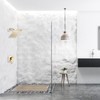 Brushed Gold Shower Head GGStudy 8 inch Square Rain Shower