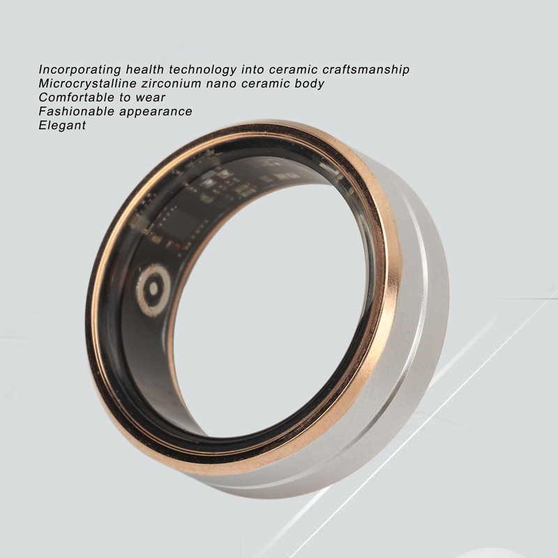 Universal Smart Ring Health Tracker, Wearable Sports Ring with Remote