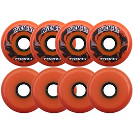 TronX Outdoor Pavement Asphalt Inline Roller Hockey Wheels 8 Pack (59mm)