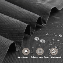 Porch Shield Square Patio Fire Pit Cover Fade Resistant Waterproof Outdoor Firepit Cover 36 x 36 inch for Gas Propane Fire Table