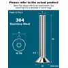 Drenky Pack of 25 M5 x 35 mm Countersunk Screws