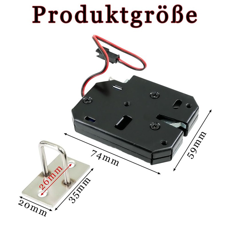Selyse DC 12V Electric Lock Magnetic Closure for Cabinet Drawer