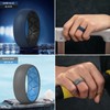 Egnaro Silicone Ring Men 1/4/5/6/7 Multipack of Breathable Mens Silicone