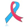 CMajor Pink&Blue Ribbon SIDS Awareness Enamel Lapel Pin