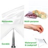 1000Pcs Grip Seal Bags 30 X 30mm Write on Panel