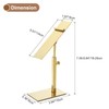 sourcing map Shoe Display Stand 2 Pack Adjustable Height Shoe