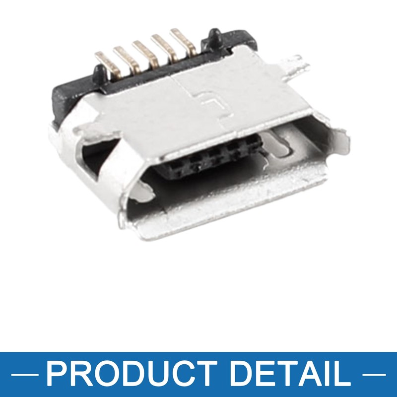 A ABSOPRO Micro USB Type B Female Socket 180 Degree