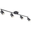 BoostArea BoostArea LED 4 Light Track Lighting Kit, Black 4