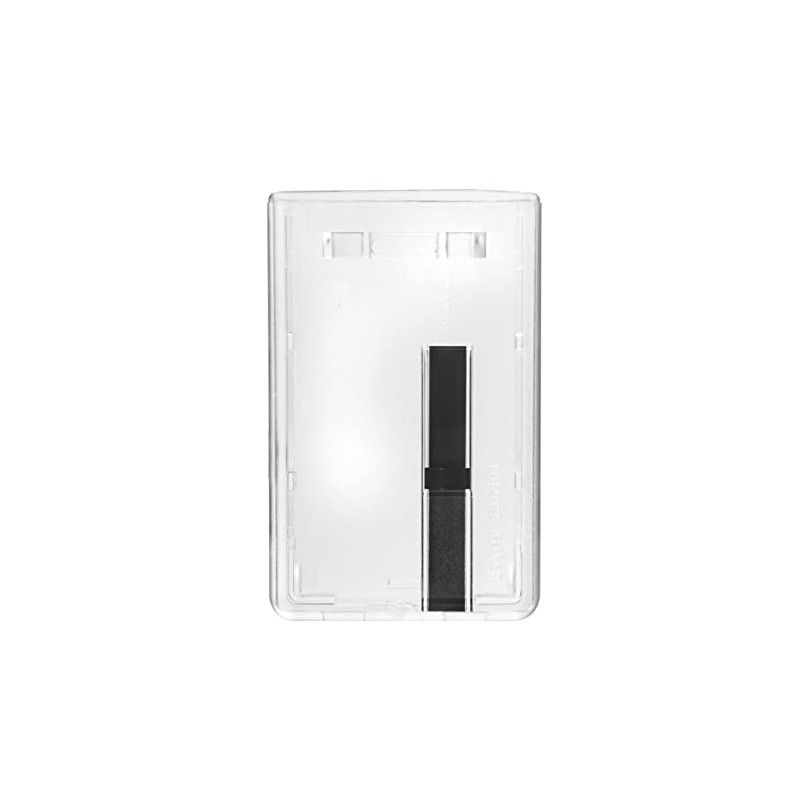 Karteo ID Card Holder Made of Polycarbonate Transparent with Slider