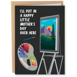 Sleazy Greetings Funny Happy Mother's Day Greeting Card For Mom | Happy Little Mother's Day Card