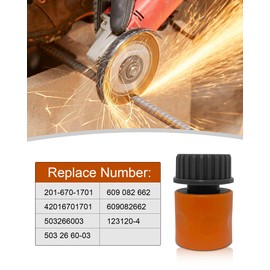 Water Connector Coupling Sleeve 3/4” Fit for Stihl TS400 TS410 TS420 TS700 TS800, Replace 4201-670-1701 42016701701 503266003 503 26 60-03 609 082 662 609082662 123120-4, 4Packs