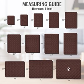 nanbowang Waterproof Dog Bed Covers Replacement Washable Pet Hair Easy to Remove, Dog Pillow Cover Quilted, Pet Bed Cover Lovely Puppy Bed Cover for Dog/Cat 44x54 Brown