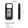 Simple Walking 3D Pedometer, Portable Carabiner Step Counter, Steps Tracker
