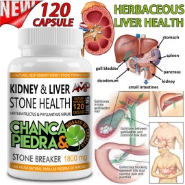 Daitea Kidney Liver Stone Health Natural Detox Repair Reduces Burden 120 Capsules US