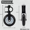 Auxdee 6" Heavy Duty Gate Wheel Pack of 1, Farm
