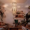 Bioaqua Boho Hanging Lamp,Plug in Hanging Light with Plug in