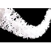 Toyland® 6.8ft (2.1m) White Festive Snowflake Garland - Christmas &