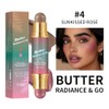 Maquillaje Barra Multiusos Acabado Mate Brillo Edificable Diseño Cremoso Contorno