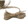 TEHAUX 30M Brown Natural Jute Twine Thick Craft String for