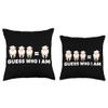 Guess Who I Am Sheep Throw Pillow